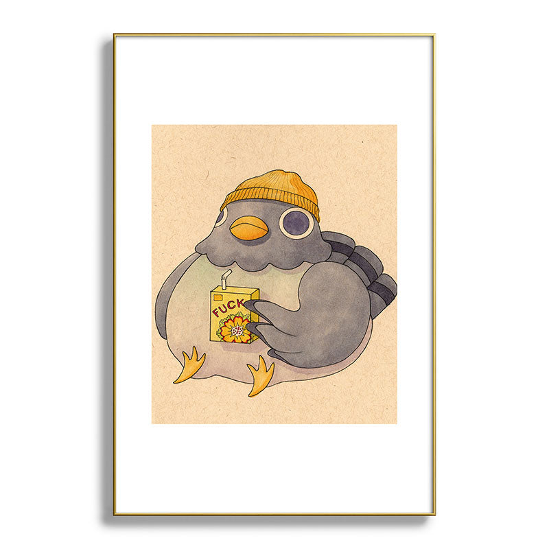 'Fuck' Pigeon 07 Framed Art Print Gallery Image 128