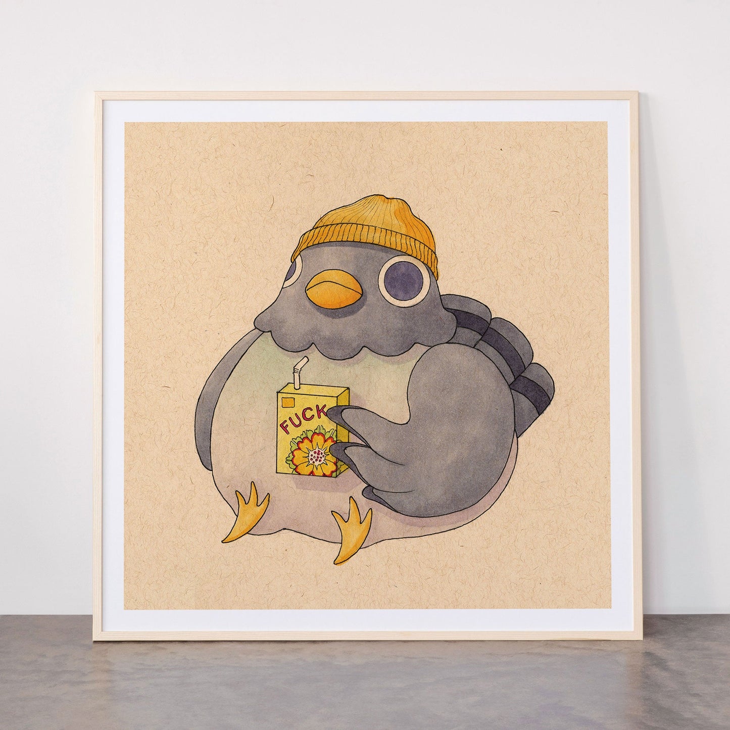'Fuck' Pigeon 07 Framed Art Print Gallery Image 33
