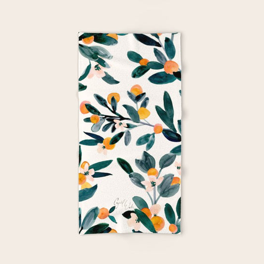Clementine Sprigs Bath Towel Gallery Image 2
