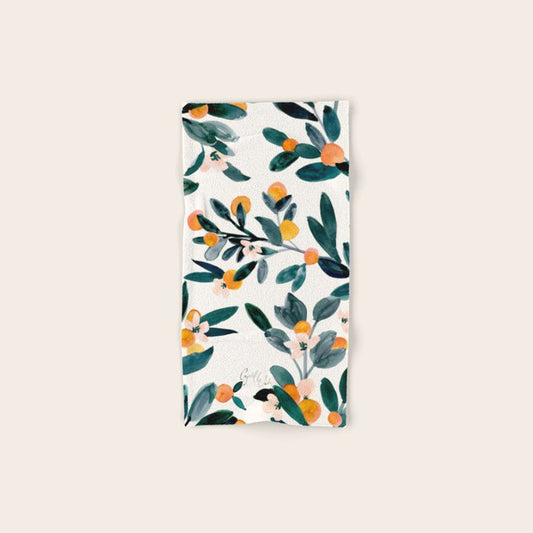 Clementine Sprigs Bath Towel Gallery Image 1
