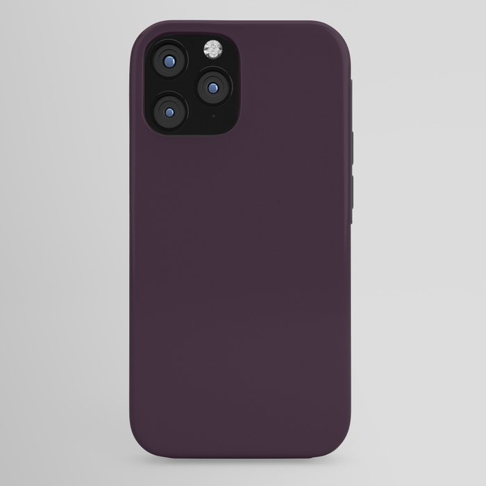 Simply Deep Eggplant Purple iPhone Case Gallery Image 44