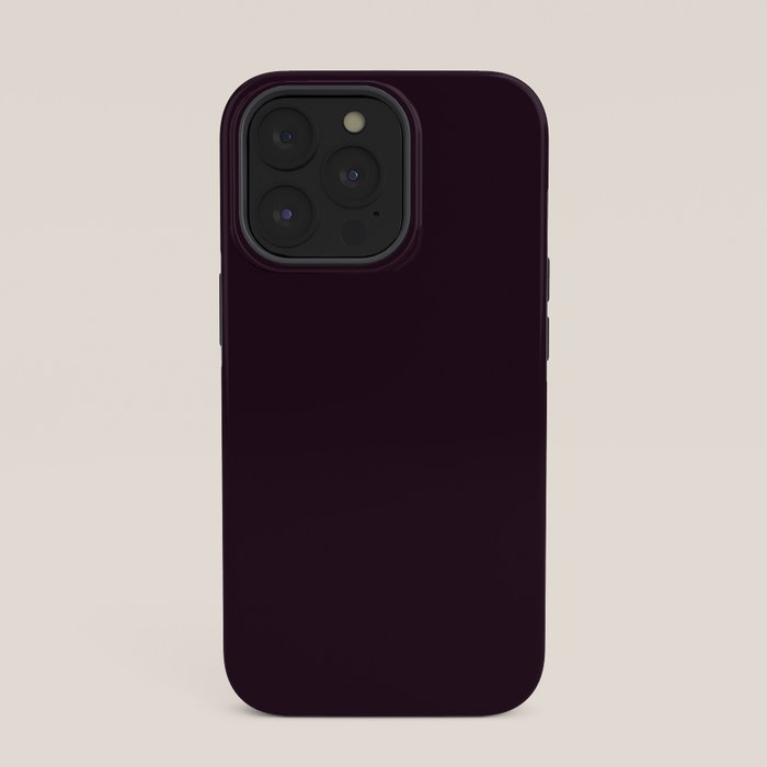 Simply Deep Eggplant Purple iPhone Case Gallery Image 35