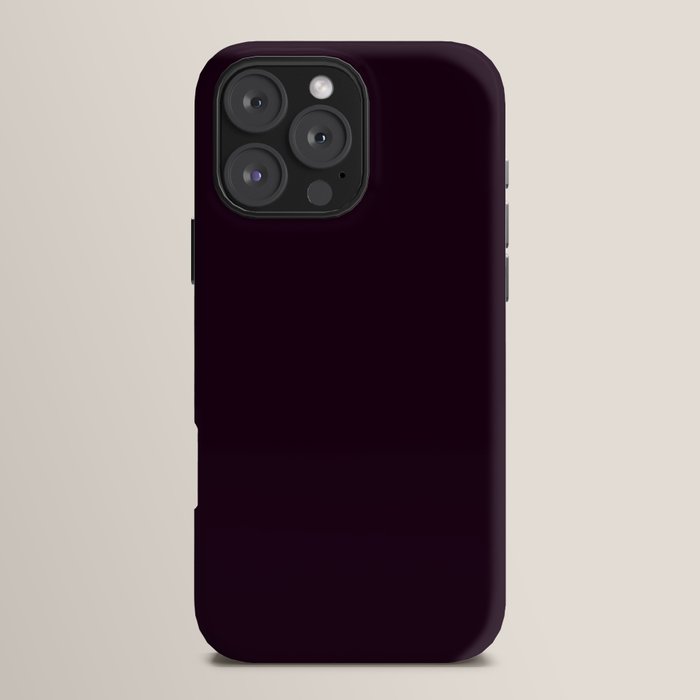 Simply Deep Eggplant Purple iPhone Case Gallery Image 16