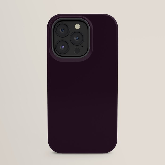Simply Deep Eggplant Purple iPhone Case Gallery Image 31