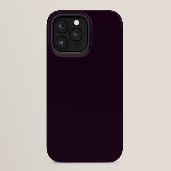 Simply Deep Eggplant Purple iPhone Case Gallery Image 24