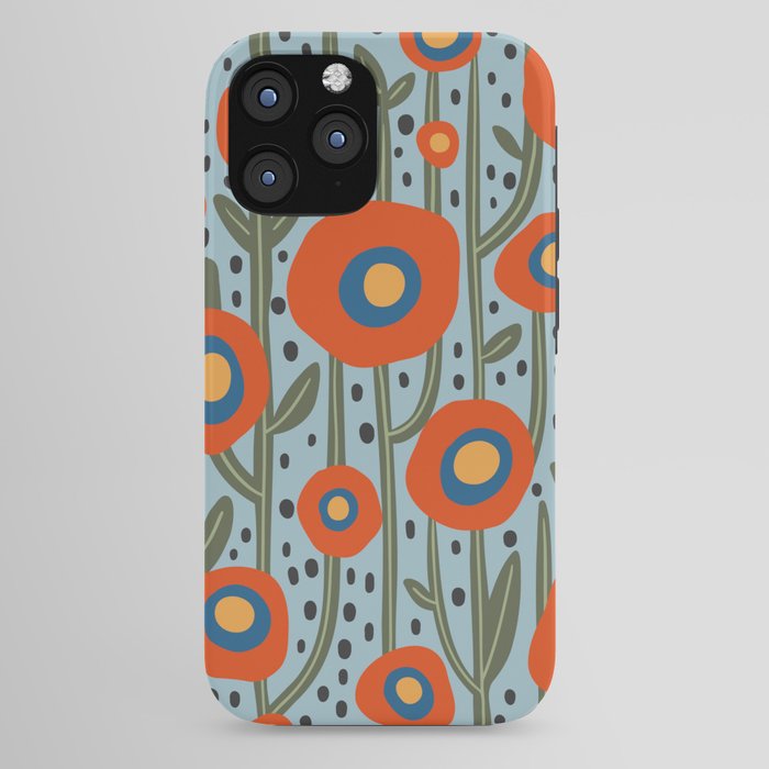 Flower Market Amsterdam, Modern Retro Flower Print iPhone Case Gallery Image 44