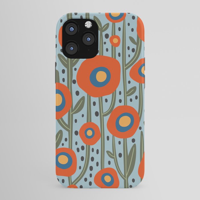 Flower Market Amsterdam, Modern Retro Flower Print iPhone Case Gallery Image 43