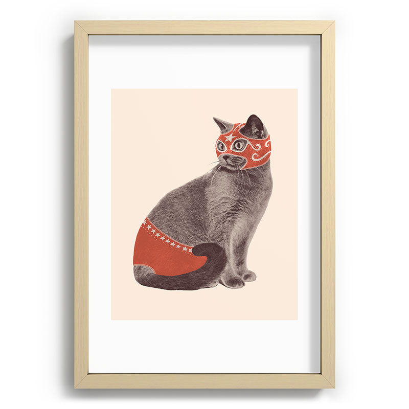 Cat Wrestler Framed Art Print Gallery Image 71
