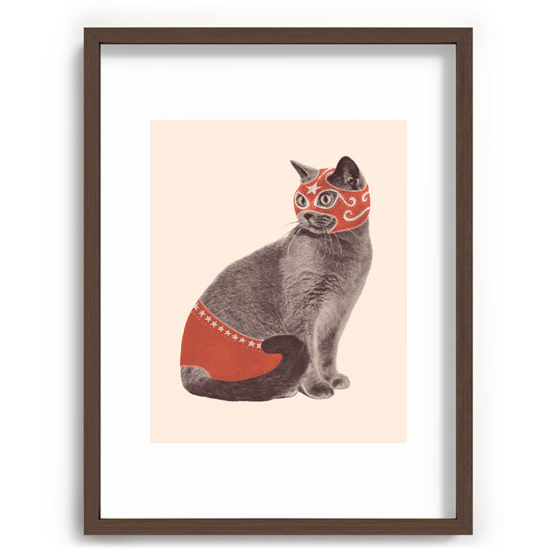 Cat Wrestler Framed Art Print Gallery Image 66
