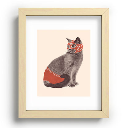 Cat Wrestler Framed Art Print Gallery Image 69