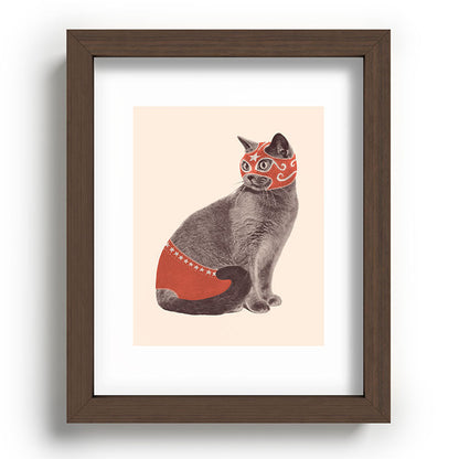 Cat Wrestler Framed Art Print Gallery Image 63
