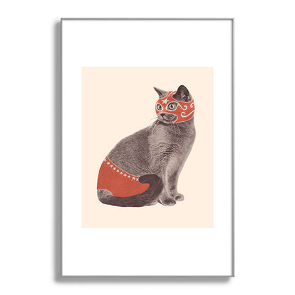Cat Wrestler Framed Art Print Gallery Image 101