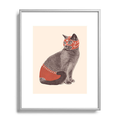 Cat Wrestler Framed Art Print Gallery Image 96