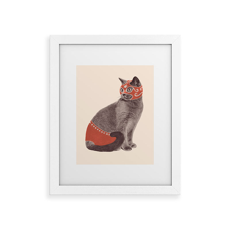 Cat Wrestler Framed Art Print Gallery Image 53