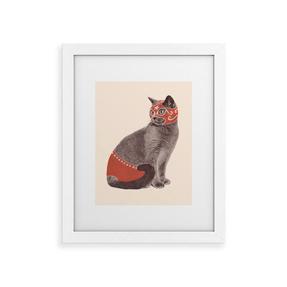 Cat Wrestler Framed Art Print Gallery Image 53