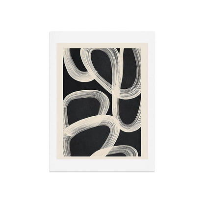 Black and White Abstract Line Art 2 Art Print Gallery Image 7
