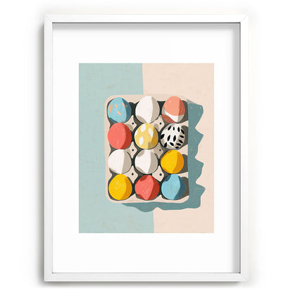 Easter Egg Carton Framed Art Print Gallery Image 79