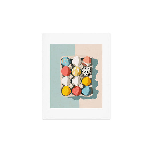 Easter Egg Carton Art Print Gallery Image 2