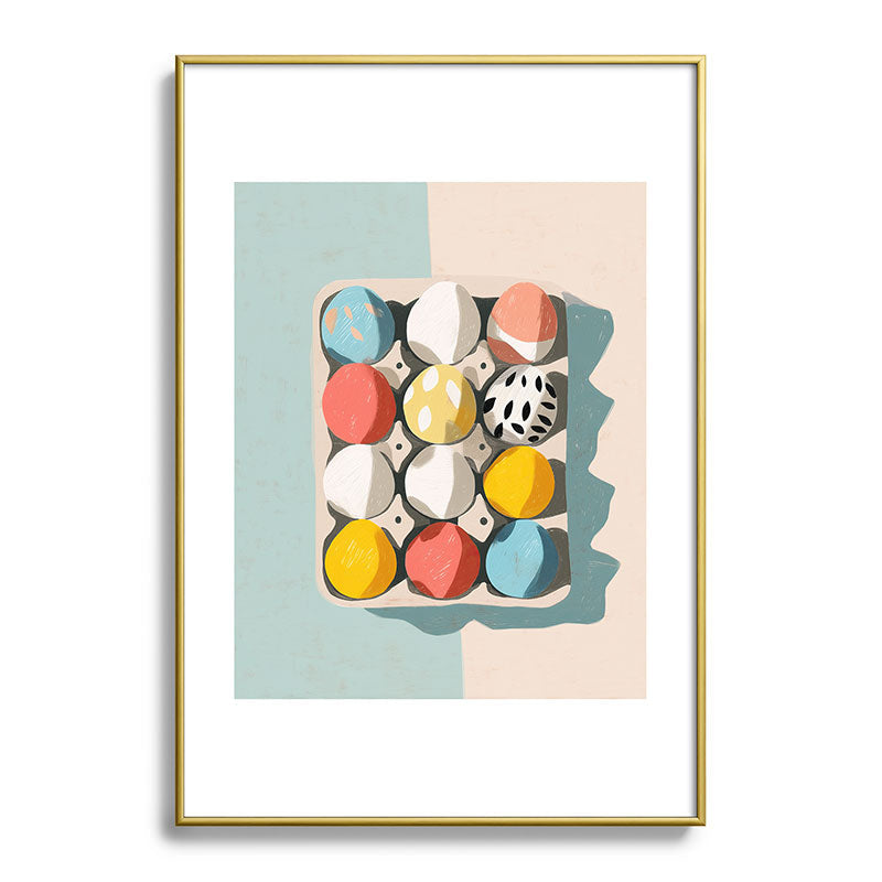 Easter Egg Carton Framed Art Print Gallery Image 90
