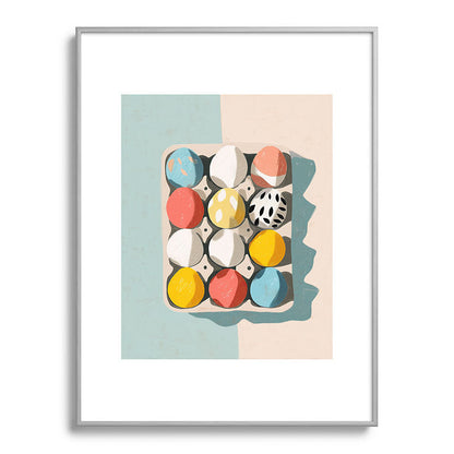 Easter Egg Carton Framed Art Print Gallery Image 99
