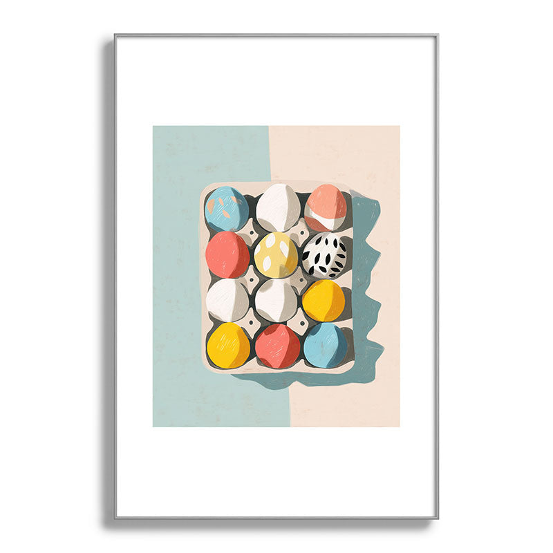 Easter Egg Carton Framed Art Print Gallery Image 100