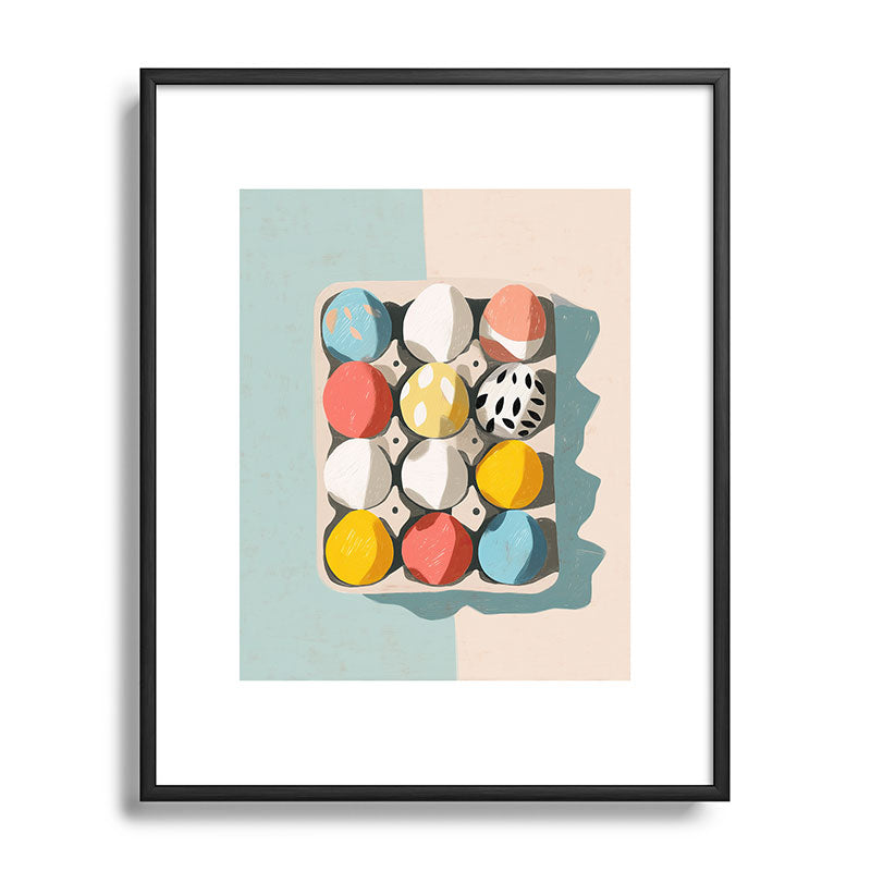 Easter Egg Carton Framed Art Print Gallery Image 82