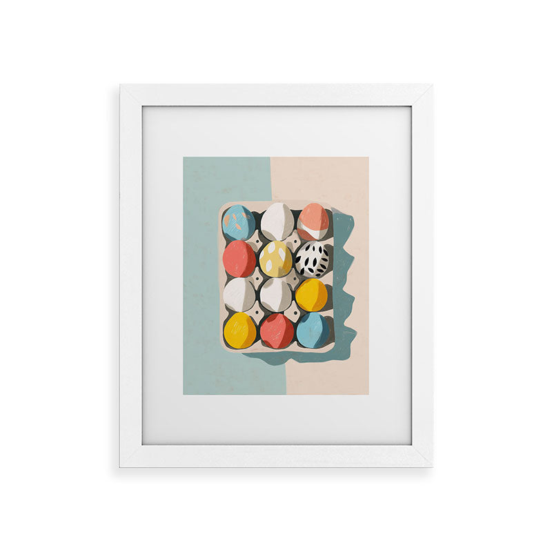 Easter Egg Carton Framed Art Print Gallery Image 51