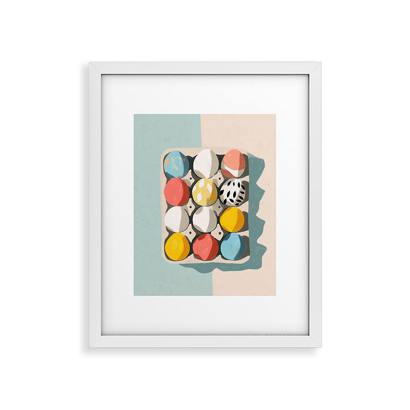 Easter Egg Carton Framed Art Print Gallery Image 26