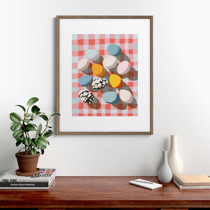 Easter Picnic Eggs Framed Art Print Gallery Image 14