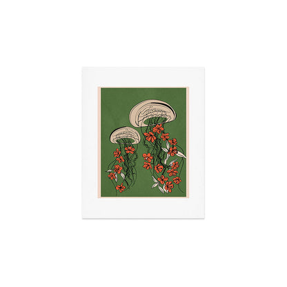 Floral Jellyfishes 2 Art Print Gallery Image 1