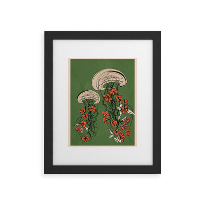 Floral Jellyfishes 2 Framed Art Print Gallery Image 30