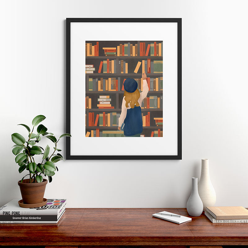Library Love Framed Art Print Gallery Image 35