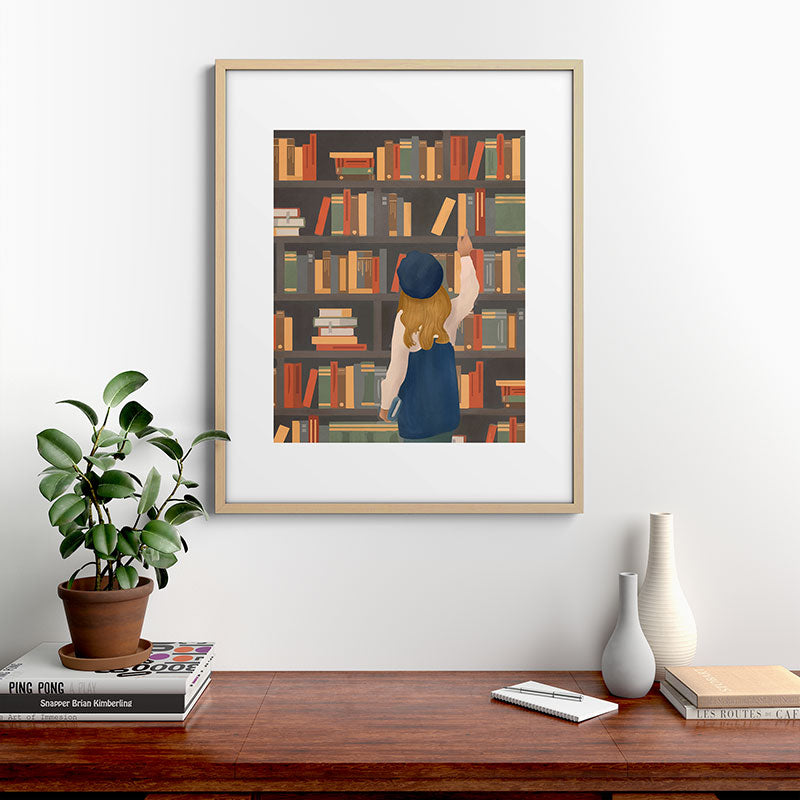 Library Love Framed Art Print Gallery Image 21