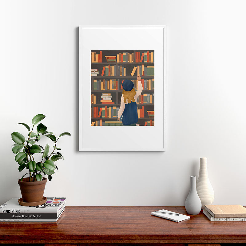 Library Love Framed Art Print Gallery Image 27