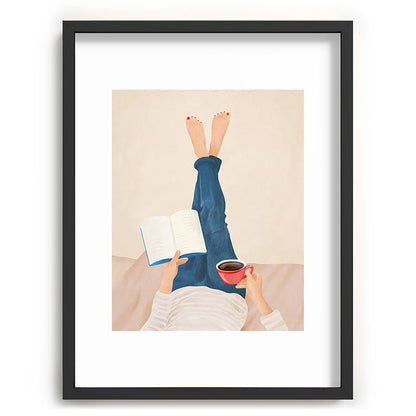 Morning Read Framed Art Print Gallery Image 60