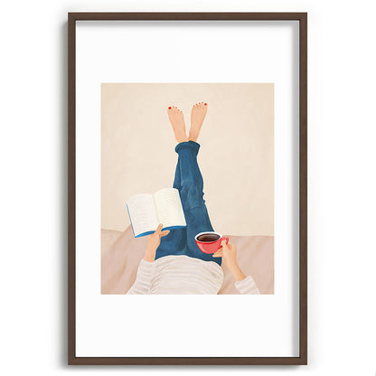 Morning Read Framed Art Print Gallery Image 68
