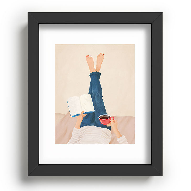 Morning Read Framed Art Print Gallery Image 57