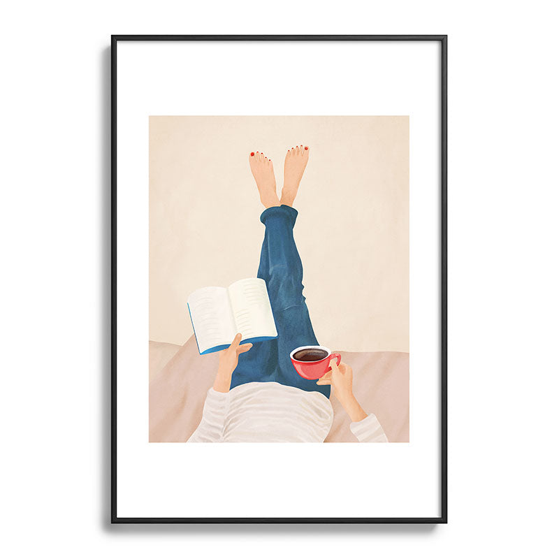 Morning Read Framed Art Print Gallery Image 83
