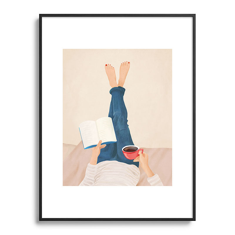 Morning Read Framed Art Print Gallery Image 85