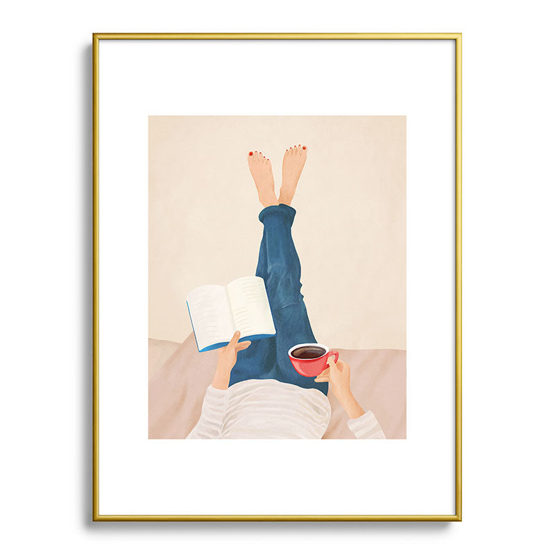 Morning Read Framed Art Print Gallery Image 91
