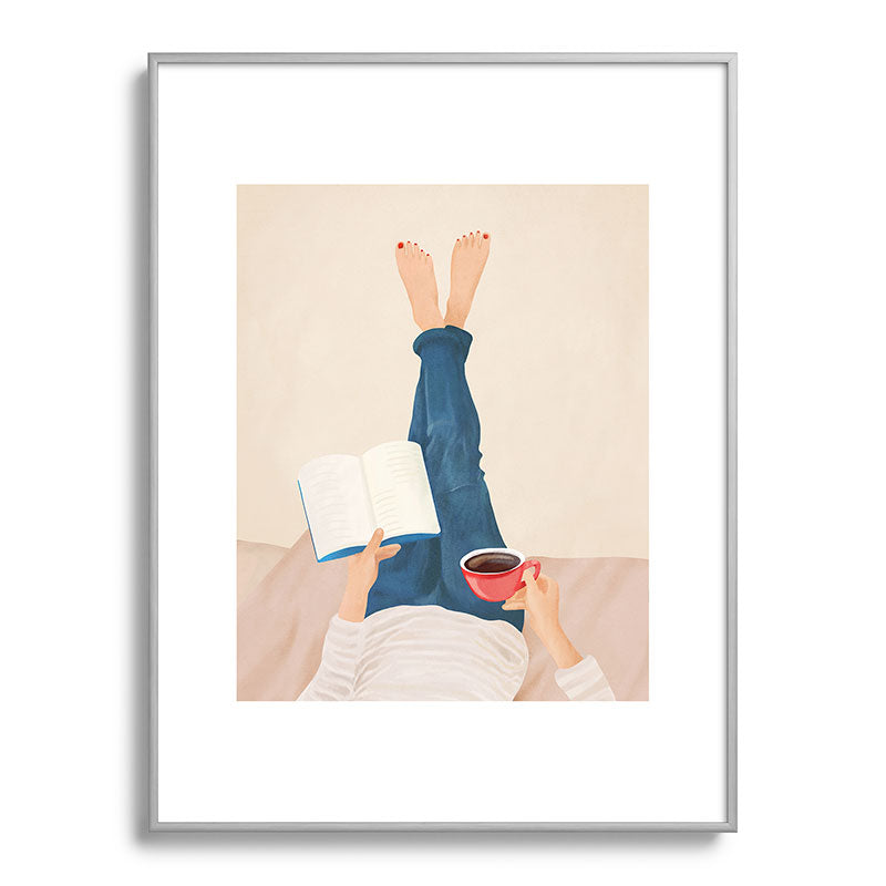 Morning Read Framed Art Print Gallery Image 98