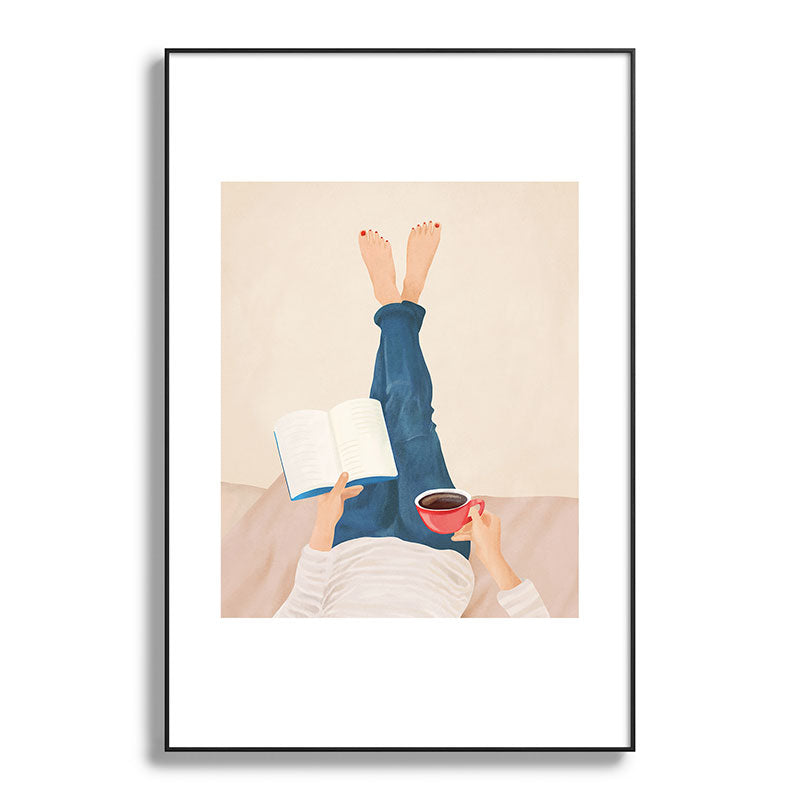 Morning Read Framed Art Print Gallery Image 87