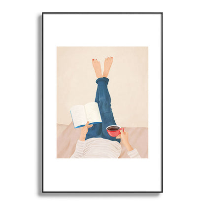 Morning Read Framed Art Print Gallery Image 87