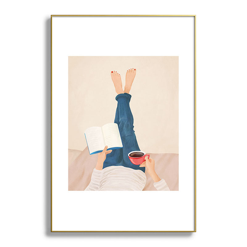 Morning Read Framed Art Print Gallery Image 94