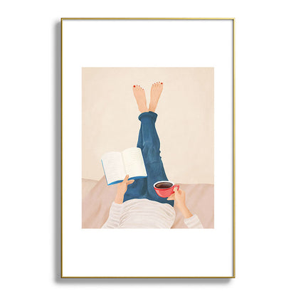 Morning Read Framed Art Print Gallery Image 93