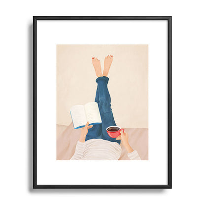 Morning Read Framed Art Print Gallery Image 82