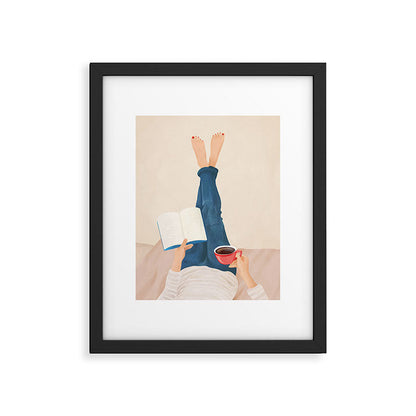 Morning Read Framed Art Print Gallery Image 5