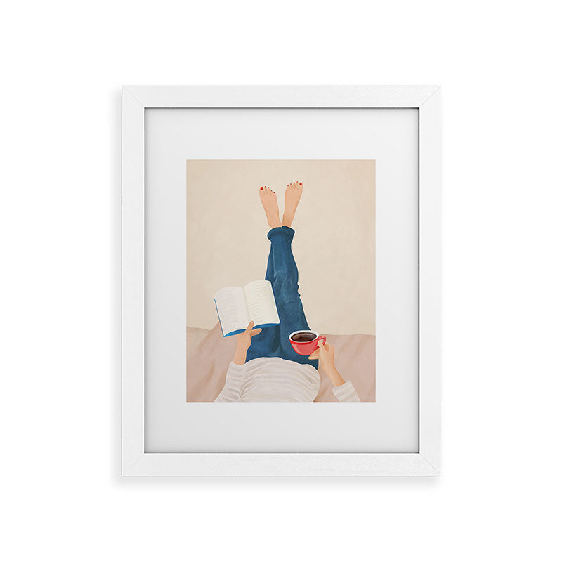 Morning Read Framed Art Print Gallery Image 53