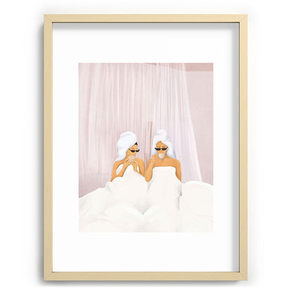 Morning with a friend Framed Art Print Gallery Image 72