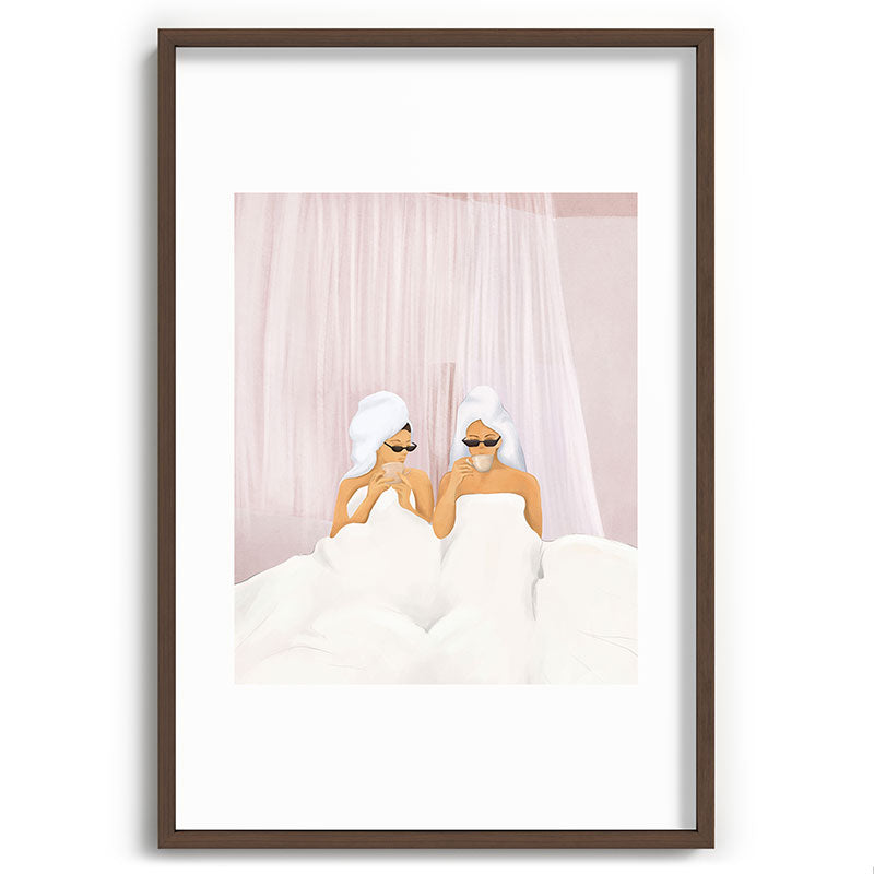 Morning with a friend Framed Art Print Gallery Image 68